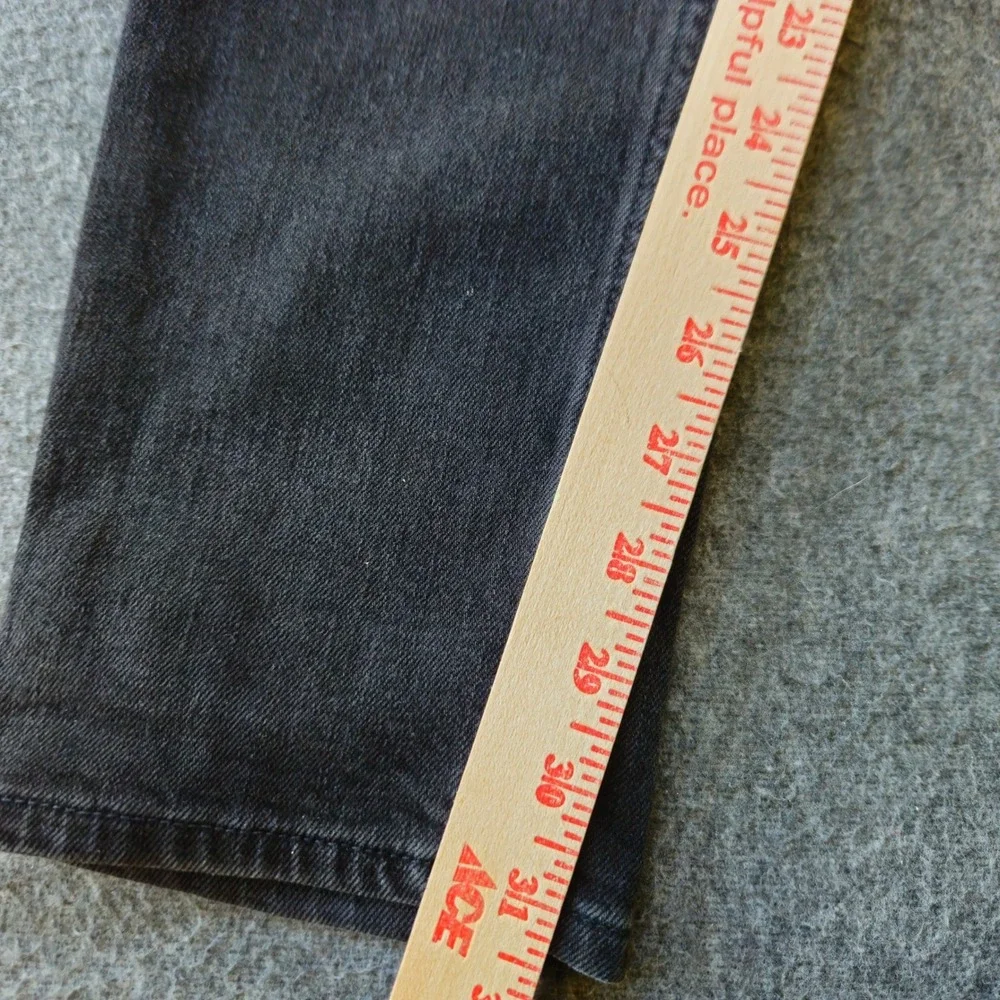 Ksubi Chitch Jeans 32 x 31 Black Distressed Slim Denim EUC Grunge Retail $195